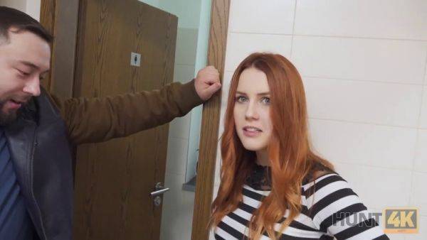 Stepmom fucks slutty wife in mall bathroom POV-style - sexu.com - Czech Republic on poweredporn.com