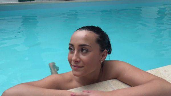 Steamy brunette loves the idea of sucking cock until the last drops - xbabe.com on poweredporn.com