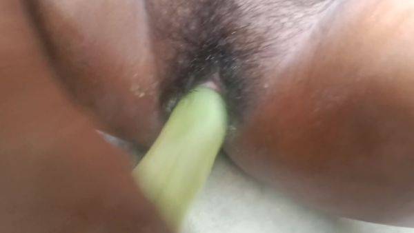 Whole Cucumber In My Dark Pussy . Taking A Huge Cucumber In My Pussy . Fucking With Cucumber . Painful Sex Video - desi-porntube.com - India on poweredporn.com