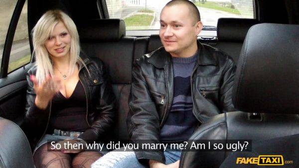 Cuckold Husband Watched Cabbie Fuck His Hot Cheating Blonde Wife - sloppy blowjob - xhand.com on poweredporn.com