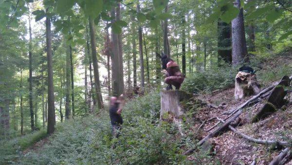 With A Bunny Mask And A Dog Collar Around My Neck - hclips.com on poweredporn.com