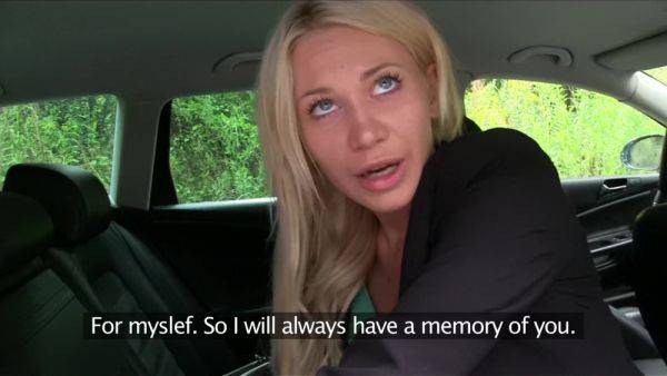 Pretty Blonde Heading To Airport Gives Cabbie Head Instead - Closeup POV pussy fucking - xhand.com - Czech Republic on poweredporn.com