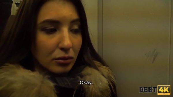 April Storm's pussy gets brutally drilled by a cop in Debt4k video - sexu.com on poweredporn.com