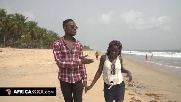 Irresistible threesome in Africa - Brunette - xtits.com on poweredporn.com