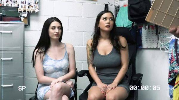 Naughty Hayden Hennessy gets punished by Perv Security Officer for stealing - sexu.com - Usa on poweredporn.com