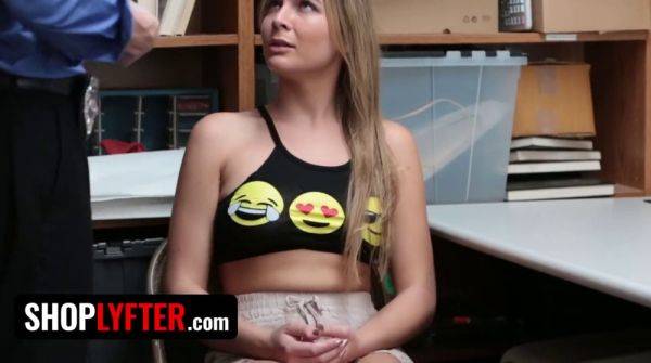 Blair Williams gets punished & stolen by the officer in the backroom - sexu.com on poweredporn.com