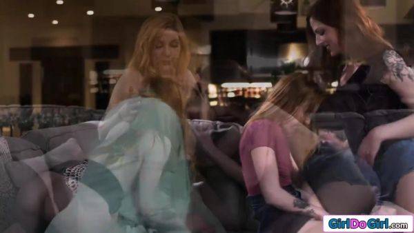 Lesbian stepsisters facesit while licking busty milf stepmom - hotmovs.com on poweredporn.com