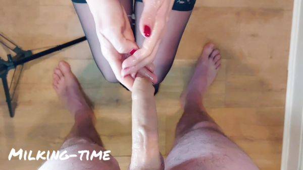 Red Nails Post Orgasm Head Teasing 8x Cum Compilation (milking-time) - hclips.com on poweredporn.com