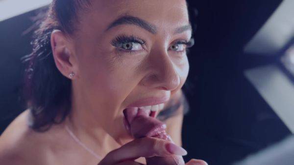 Aussie Stunner Sucks Out Two Creamy Loads By Fan Request And Swallows Both! - hclips.com on poweredporn.com