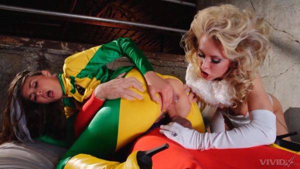 Bitches take serious inches down their wet pussies for loud FFM role play - xbabe.com on poweredporn.com