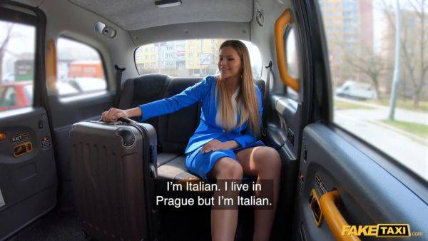 Russian beauty Zlata Shine flaunts her massive natural tits & takes rough taxi ride for Taxi Club card - sexu.com - Russia on poweredporn.com