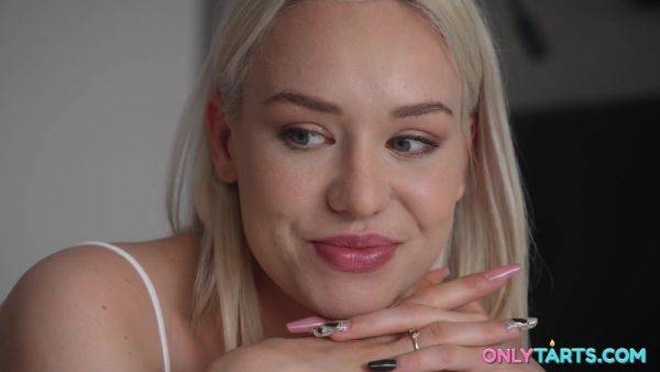 Leggy blonde in fishnets Barbie Brill - The Teacher Crush - 4k porn with cumshot - xhand.com on poweredporn.com