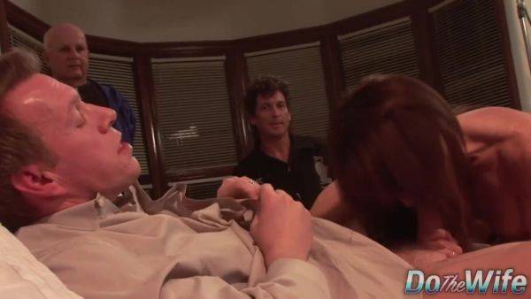 Cuck Brings His Busty Wife Jenla Moore to a Porn Session and Watches - hotmovs.com on poweredporn.com