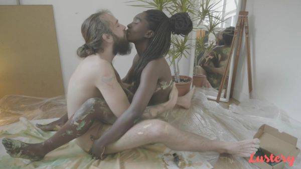 Annika & Johnny - The Perfect Canvas - hclips.com on poweredporn.com