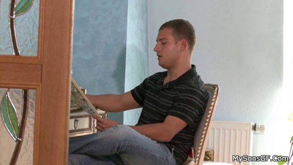 Brunette teen caught riding old man's small dick & punished for her bad deeds - sexu.com - Czech Republic on poweredporn.com