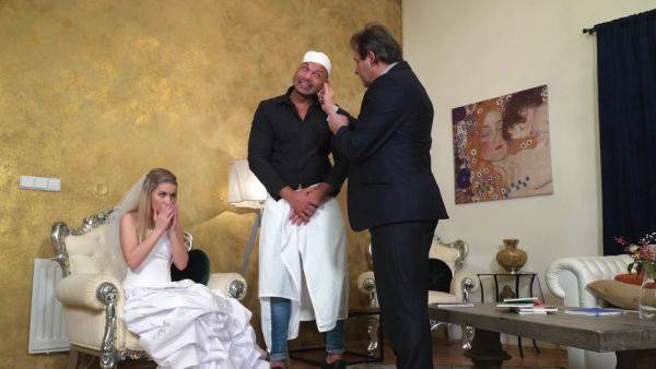 Father-in-law grants her the big dick right on her wedding day - xbabe.com on poweredporn.com