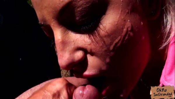 Stranded Rides Cock In The Car - Anastasia Blonde - hclips.com on poweredporn.com