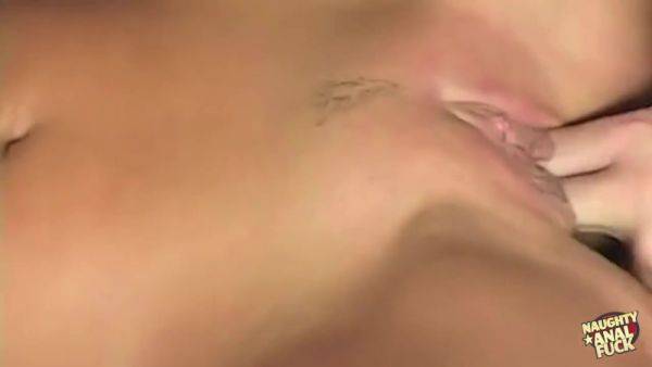 A Tiny Sex Toy Could Never Please This Brunette Slut Like A Fat Dick Can - hotmovs.com on poweredporn.com