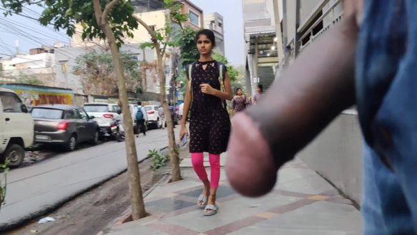 Flashing my dick at metro station - hclips.com - India on poweredporn.com