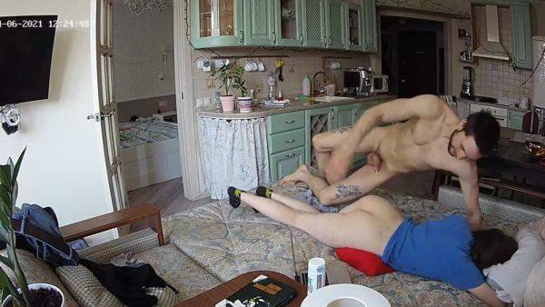 Slutty Slim Brunette Wife Lets Her Hubby Watch On-line How She Fucks With Her Lover - anysex.com on poweredporn.com