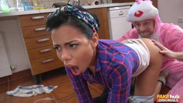 Canela Skin - Latina Maid For Easter Reality Hardcore - xhand.com on poweredporn.com