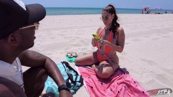 Miss Raquel - Big Booty Raquel Fucks BBC in 4K - amateur interracial - xhand.com on poweredporn.com