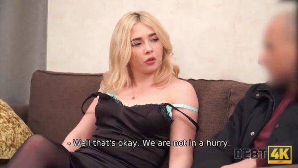 Maria Hurricane, the cute teen with a hot hairdo, takes a debt for a sofa and pays it back with rough sex and POV action. - sexu.com - Russia on poweredporn.com