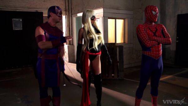 Premium role play display with super heroes craving sex the hard way - hellporno.com on poweredporn.com