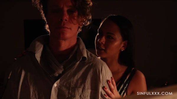 Lya Missy's jealous attitude leads to a slow and sensual doggy-style pounding - sexu.com on poweredporn.com