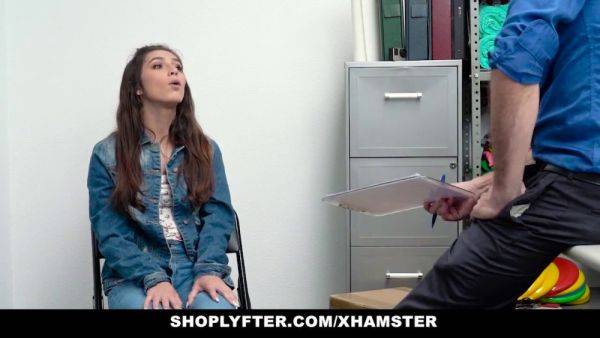 Gianna Gem caught stealing & fucked hard in the store after hours - sexu.com on poweredporn.com