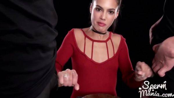 Apolonia Lapiedra In Uses Cum To Stroke A Bunch Of Dicks - hotmovs.com on poweredporn.com