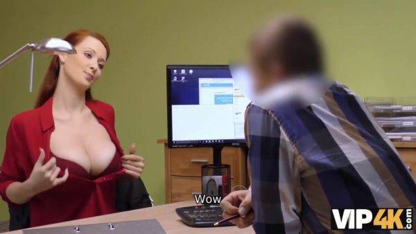 Agent Hart's casting couch: Buxom young redhead Ingwer gets fcked for cash - sexu.com - Czech Republic on poweredporn.com