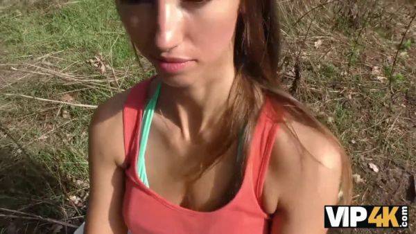 Hunter bangs slut on beach POV-style in front of camera - sexu.com - Czech Republic on poweredporn.com