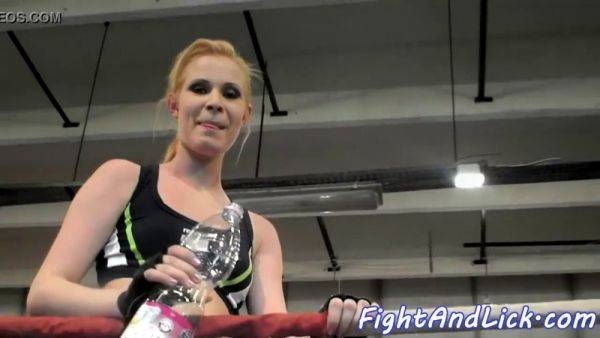 Euro lesbians go wild wrestling and licking each other's pussies in lezzie glamour - sexu.com on poweredporn.com