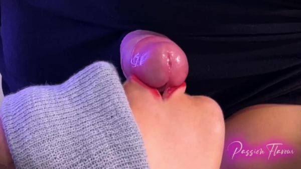 Foreground Mouth Eating Cum! A Great Blowjob - hclips.com on poweredporn.com