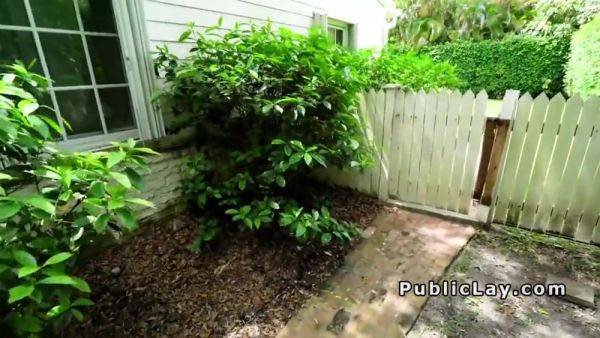 Slim Brunette Brat Bangs Big Cock Outdoor - hotmovs.com on poweredporn.com