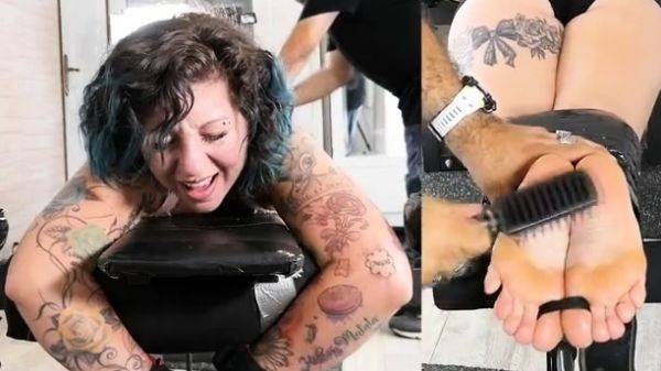 FrenchTickling – Sindy Loves To Be Pushed To Her Ticklish - drtuber.com on poweredporn.com