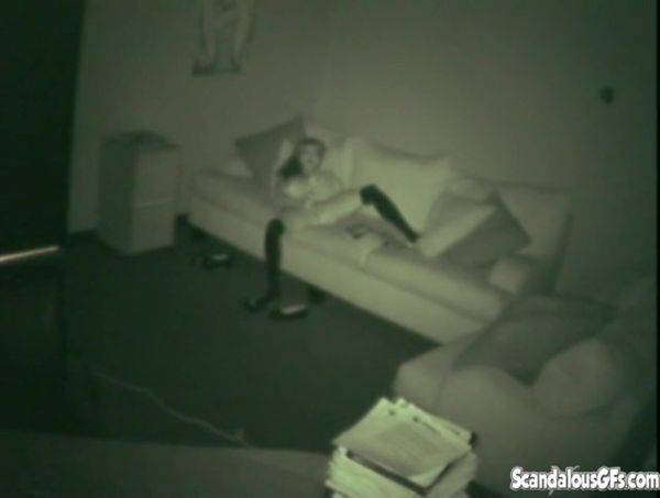 Sexy solo teen in b and w caught masturbating - txxx.com on poweredporn.com