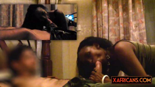 Amateur Ebony Whore Battling A Huge Fuck Rod With Her M - hclips.com on poweredporn.com