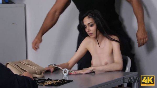 Ashley Ocean gets punished by the law for being a naughty businesswoman - sexu.com on poweredporn.com