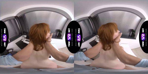 Sweet Angelina gets a steamy doggy-style sex romp in virtual reality - sexu.com on poweredporn.com