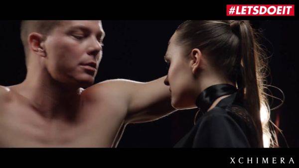 Blue Angel, the Hungarian babe, dominates in sensual domination fantasy with cumshot and pussy licking - sexu.com - Hungary on poweredporn.com