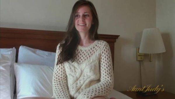 Natalia M auditions for AuntJudys - xxxfiles.com on poweredporn.com