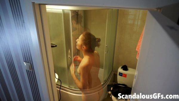 Hot Linda with natural tits and Shower POV - txxx.com on poweredporn.com