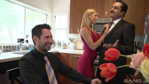 Alexis Fawx: Big Titted MILF Cums on Cock with Audience - porntry.com on poweredporn.com