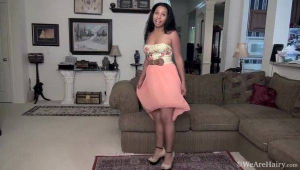 Hairy Brunette Dancer's Seductive Solo - xxxfiles.com on poweredporn.com