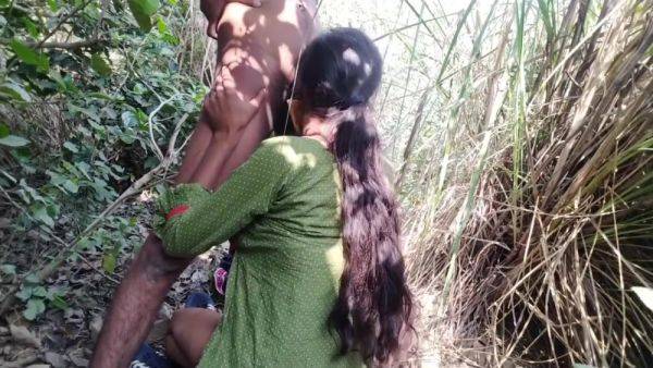 Hardcore Gangbang - I Brought My Girlfriend At Forest - desi-porntube.com on poweredporn.com