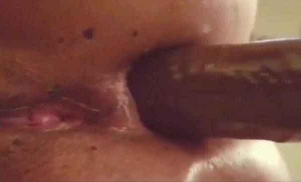 Ebony thick ass anal dildo - xhand.com on poweredporn.com