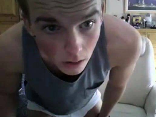 Cute amateur twink shows his big dick on webcam - drtuber.com on poweredporn.com