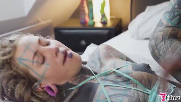 Nikolaz Zpageti - Tattooed Anuskatzz Gets Fucked Balls Deep In Her Ass - hotmovs.com on poweredporn.com